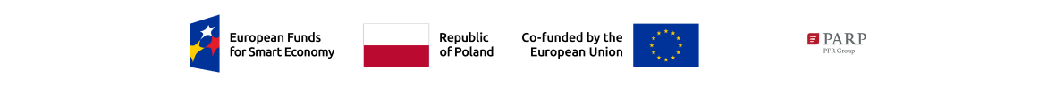 Logos of Europeanm Funds for Smart Economy, Republic of Poland, Co-funded by the European Union and PARP